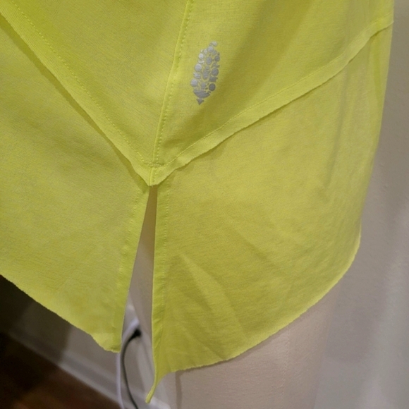 NWOT Free People Verbra Lemon, Tempo Top SZ L - Picture 10 of 12